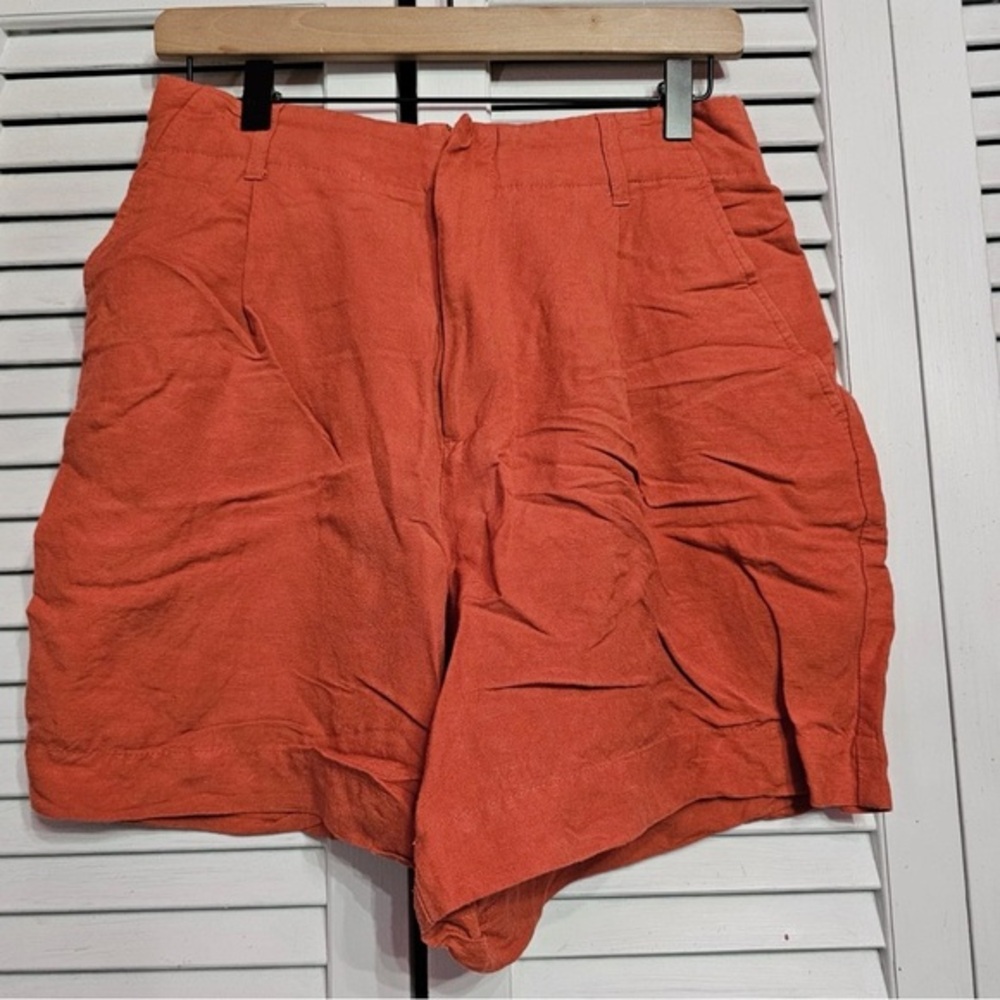 A New Day - Linen‎ Blend Shorts